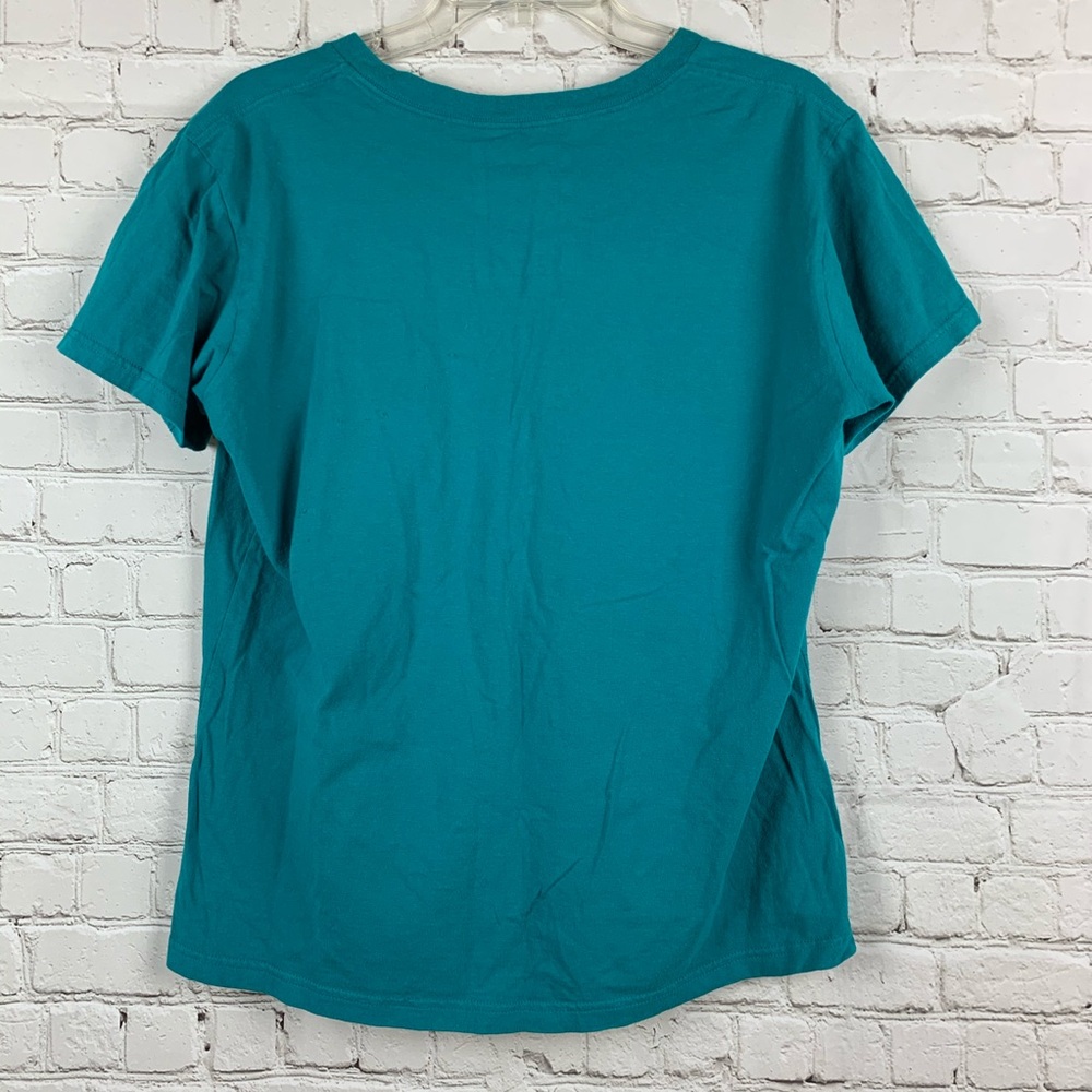 Disney Turquoise Frozen Elsa Tee Size XL - Picture 4 of 4